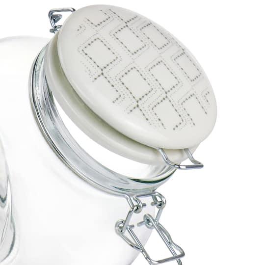 Gibson Home® 1.9qt. Glass Canister with Ceramic Lid